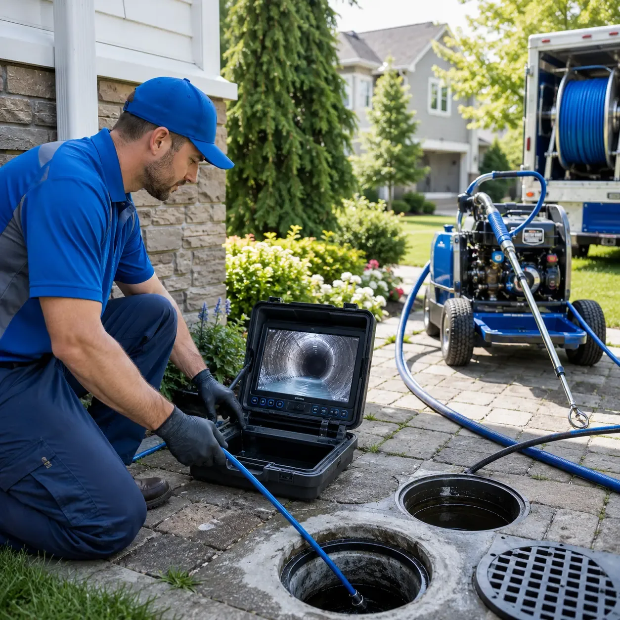 Outdoor drain cleaning professionals serving Blount, WV